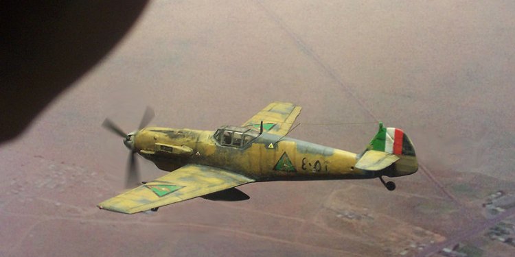 1:72 Messerschmitt Bf 109 E-7/trop.; Iraqi Air Force (القوة الجوية العراقية; Al Quwwa al Jawwiya al Iraqiya)...