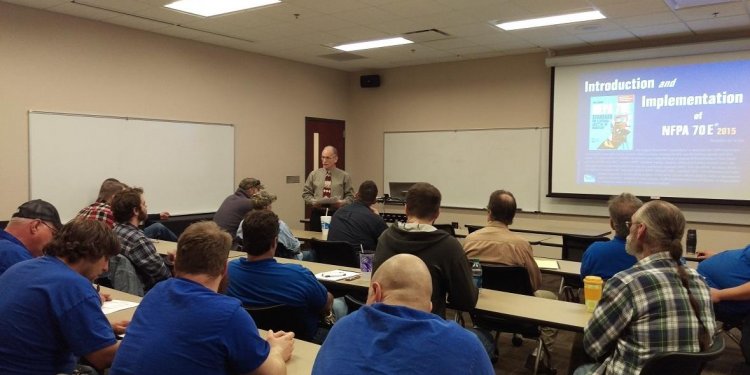 Michael Weaver conducting NFPA