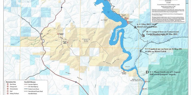 Holter Lake area map 2013 ~ OMT