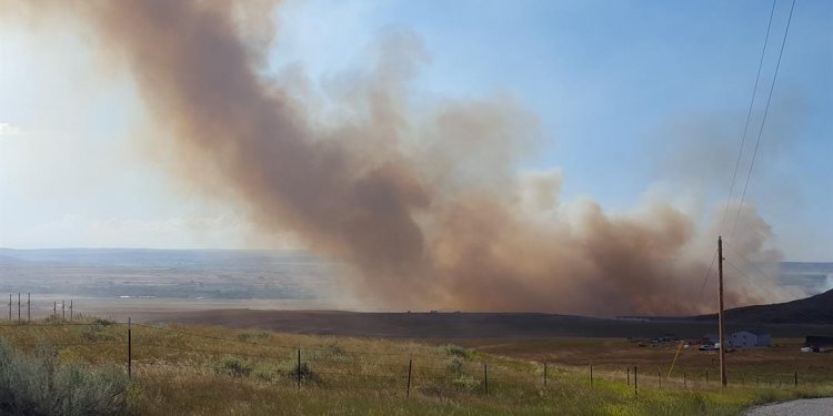 Moser Dome Fire hits south of