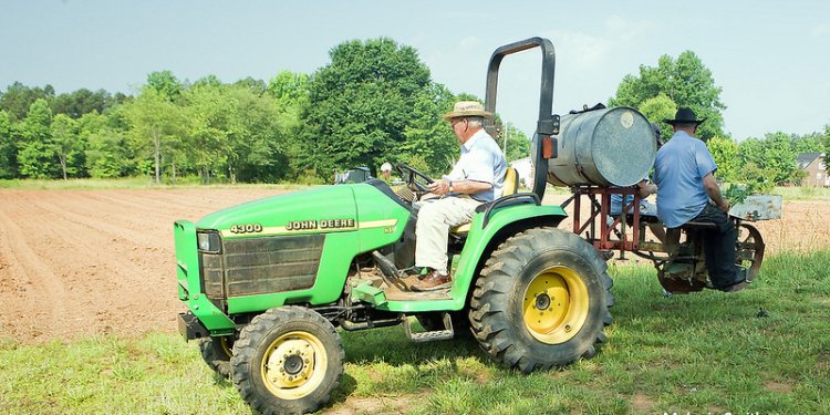 Planter Crew Moving to the Field