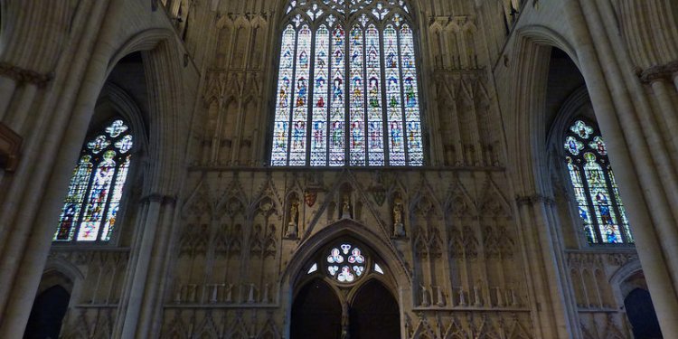 York Minster in the City of York, Yorkshire, England - February 2015